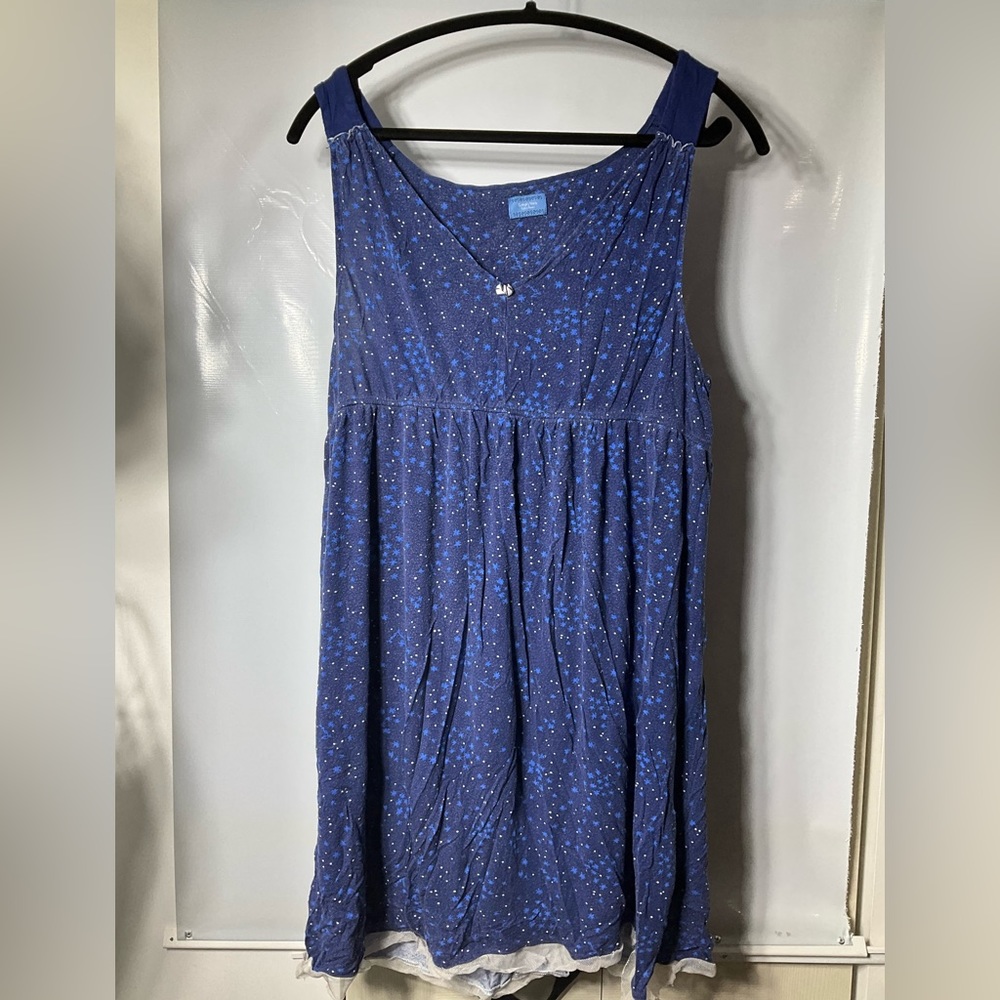 🥰 4/$25-  Sleep Shirt - Blue